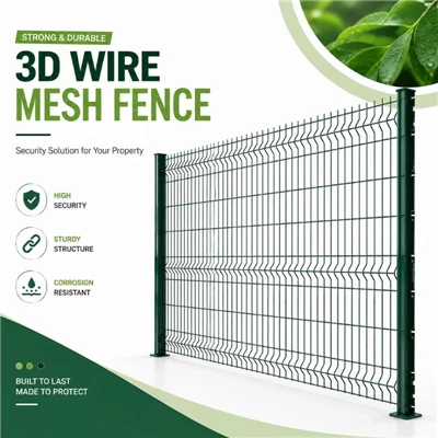 3D Curved Welded Wire Mesh Fence